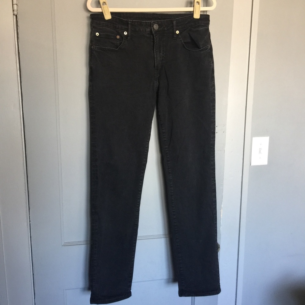 AEO Slim Straight Jeans Black – 32 x 34